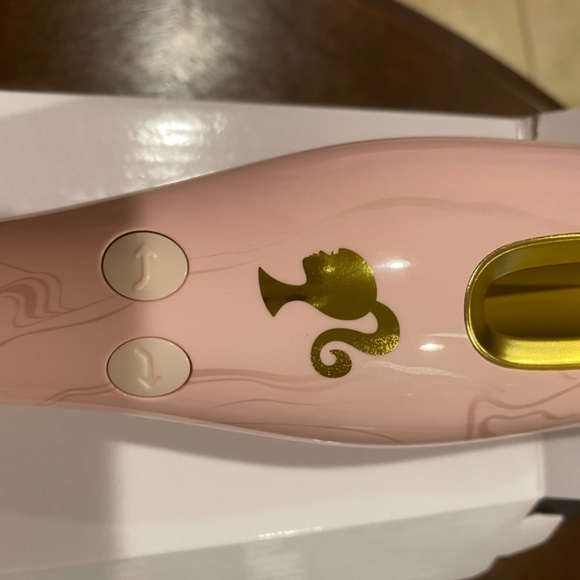 Chi Authentic Limited Ed Pink Barbie Hair Curler Ceramic Rotating Curling FullSz - Picture 8 of 13